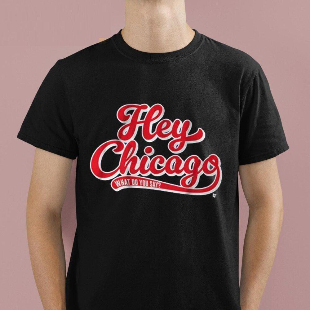 Hey Chicago What Do You Say Retro Statement Sports Fan Collector Classic City